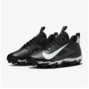 NEW Nike Alpha Menace 4 Shark Wide Black / White Mens Size 13 Cleats FQ3875-001